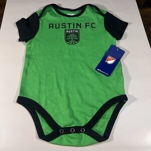 Austin FE‎ Unisex Baby Snap Bodysuit 18 Months Soccer Football Fan Outfit